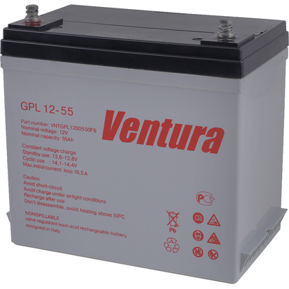 Аккумуляторные батареи Ventura GPL 12-55