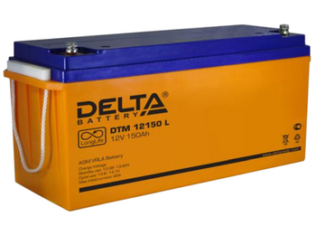 Аккумуляторные батареи DELTA DTM 12150 L