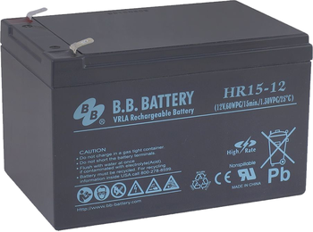 B.B.Battery HR 15-12 accumulator batteries