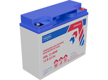 Аккумуляторные батареи Vektor HRL 12-80W Аккумуляторные батареи Vektor HRL 12-80W