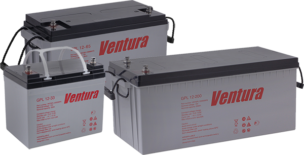 Аккумуляторные батареи VENTURA Аккумуляторные батареи VENTURA