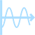Output voltage shape — clear sine wave